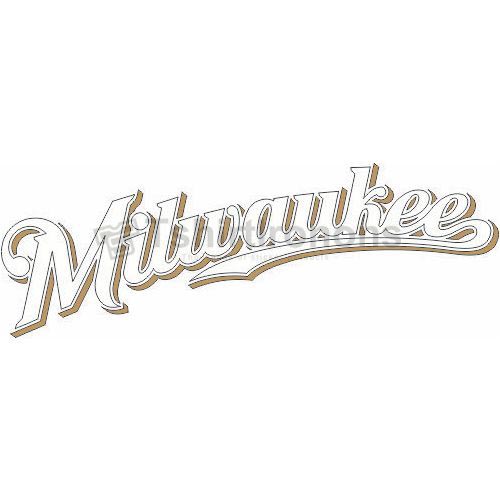Milwaukee Brewers T-shirts Iron On Transfers N1705